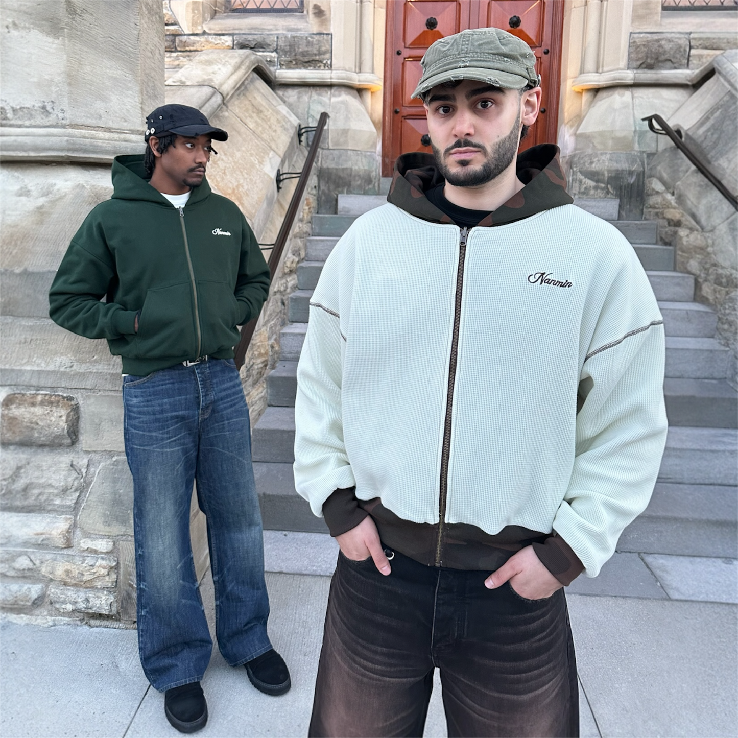 Reversible Zip Up Hoodie - Camo