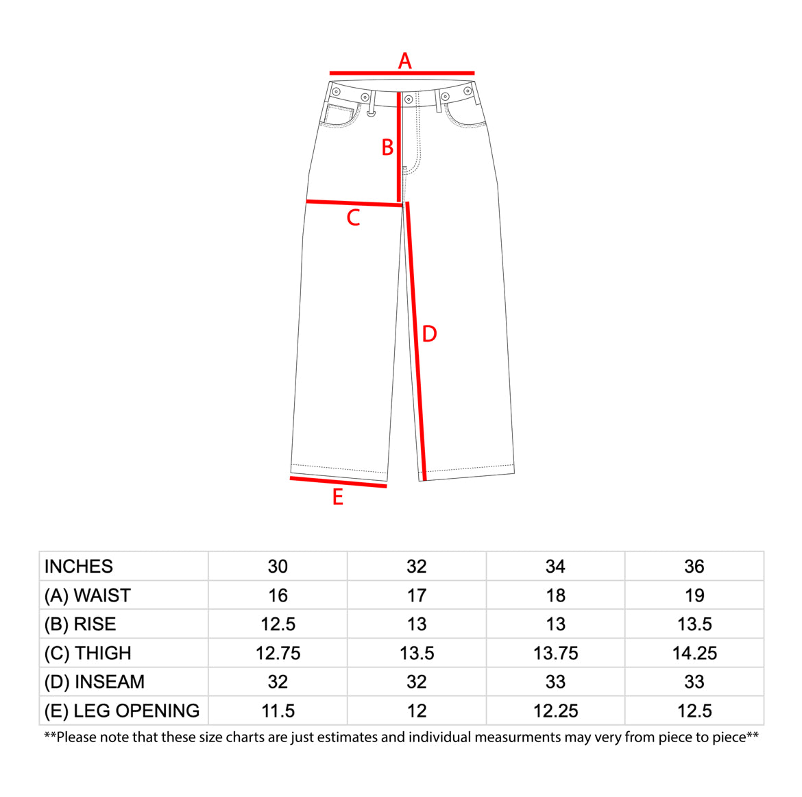 Buckle Back Baggy Selvedge Denim - Jet Black