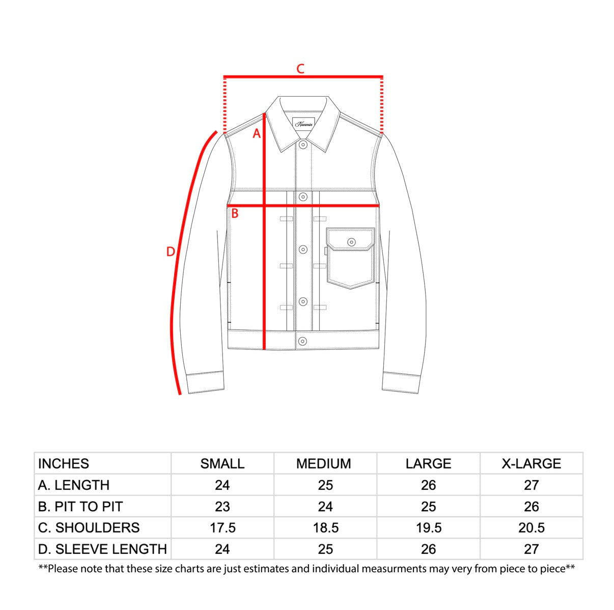 Sashiko Type 1 Denim Jacket - Blue