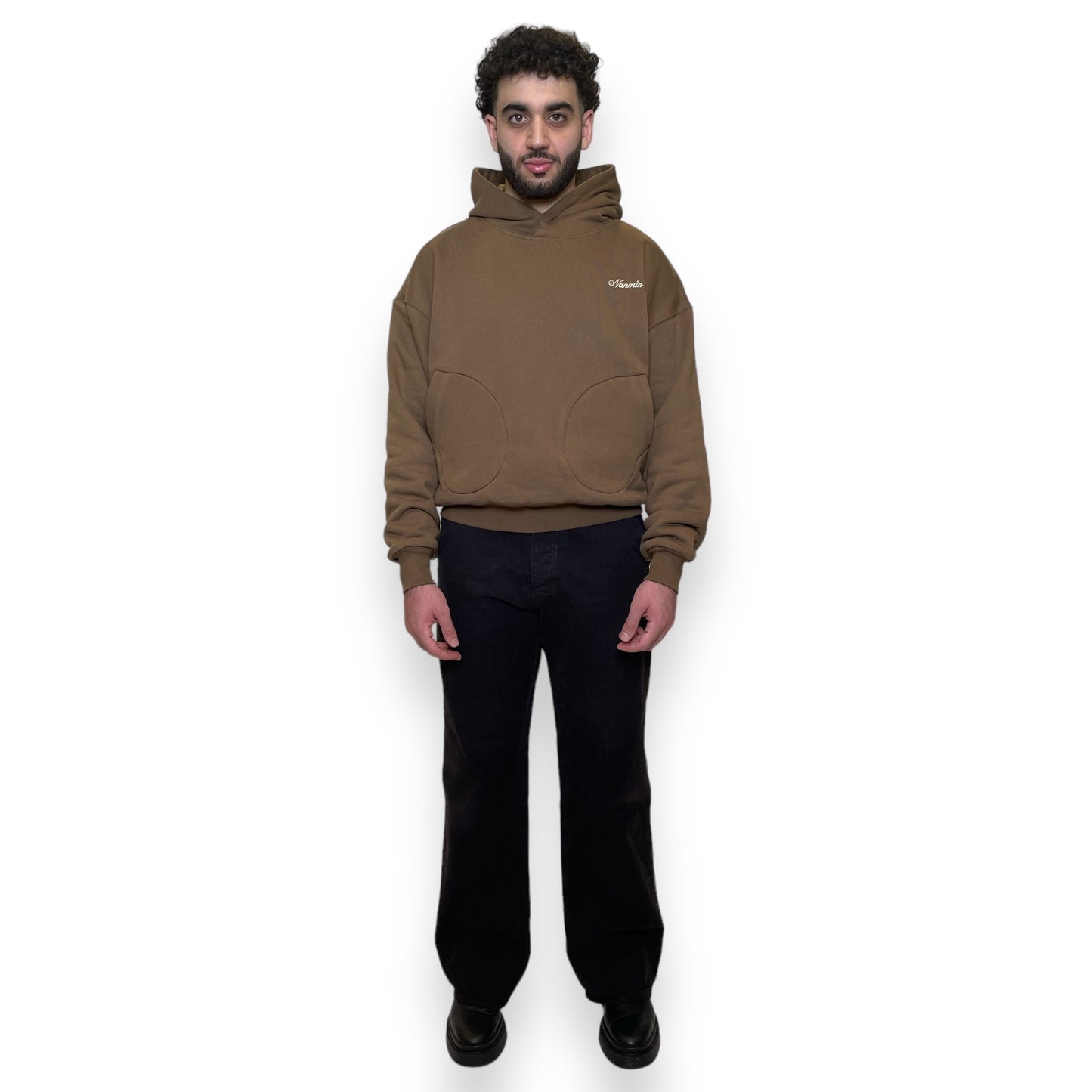 Reversible Boxing Glove Hoodie - Brown