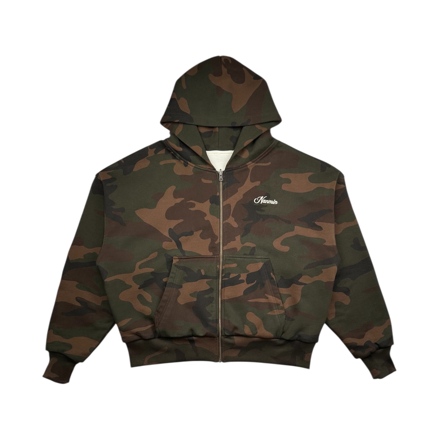 Reversible Zip Up Hoodie - Camo