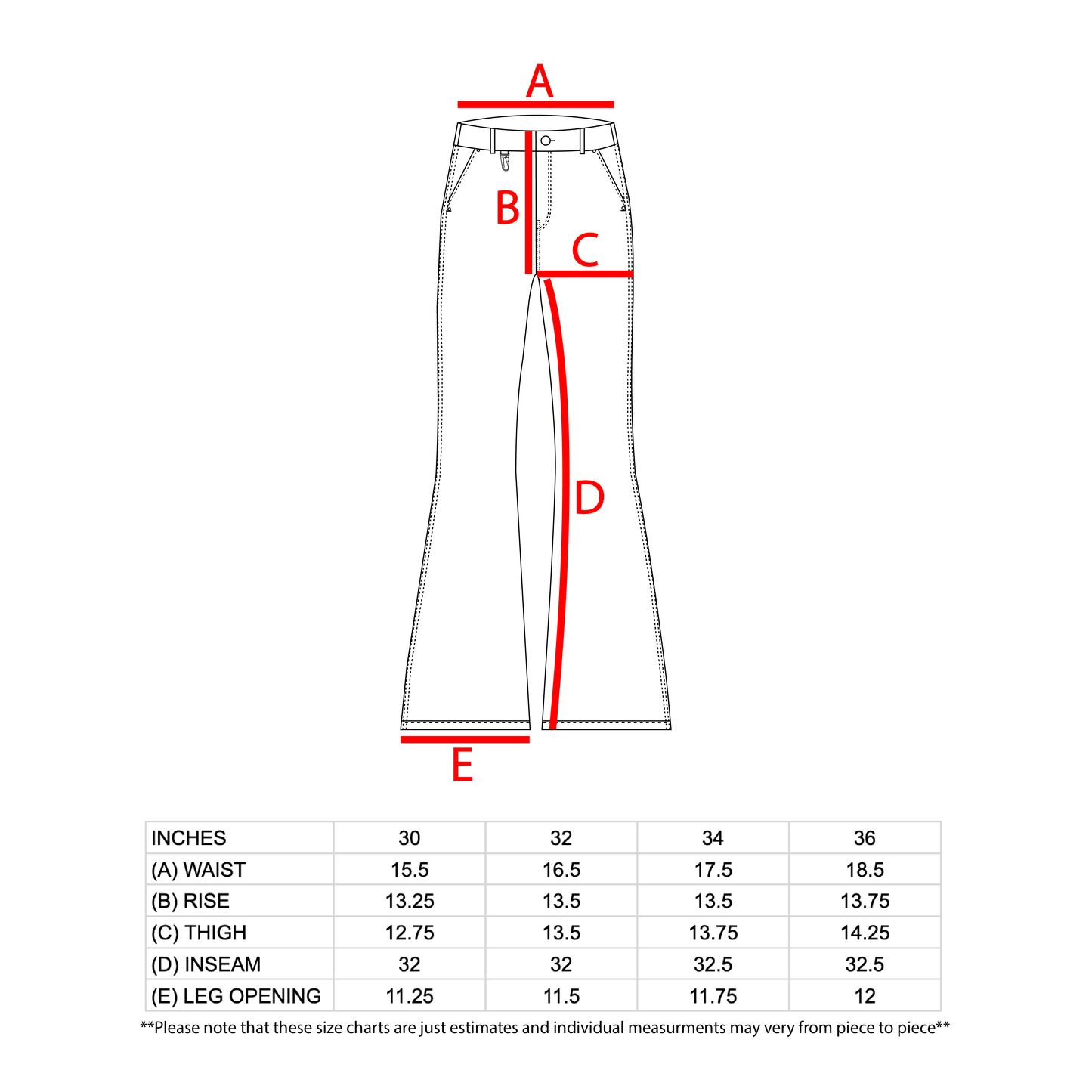 Sand Wash Conductor Flared Jeans