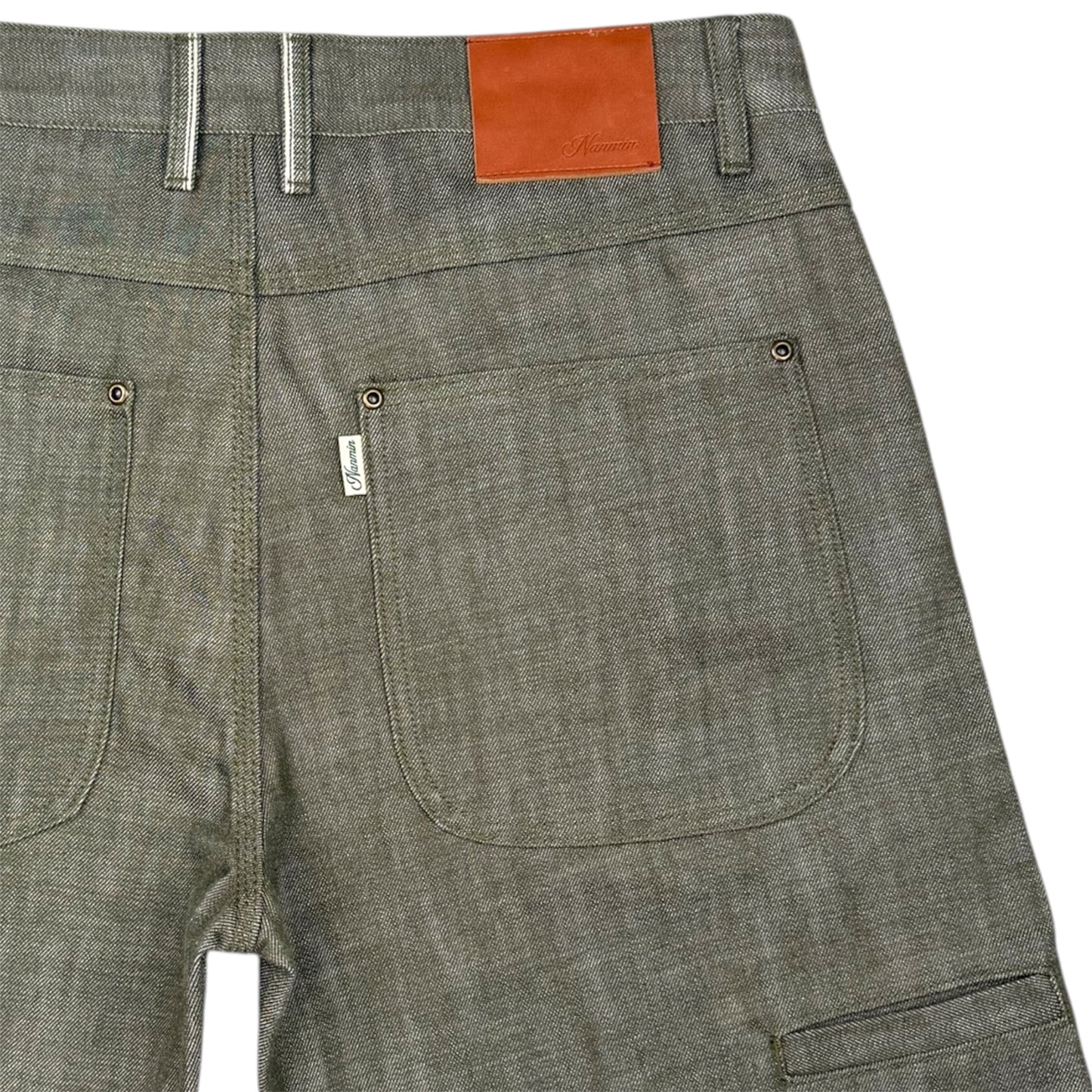 Penny Selvedge Denim - Olive Green