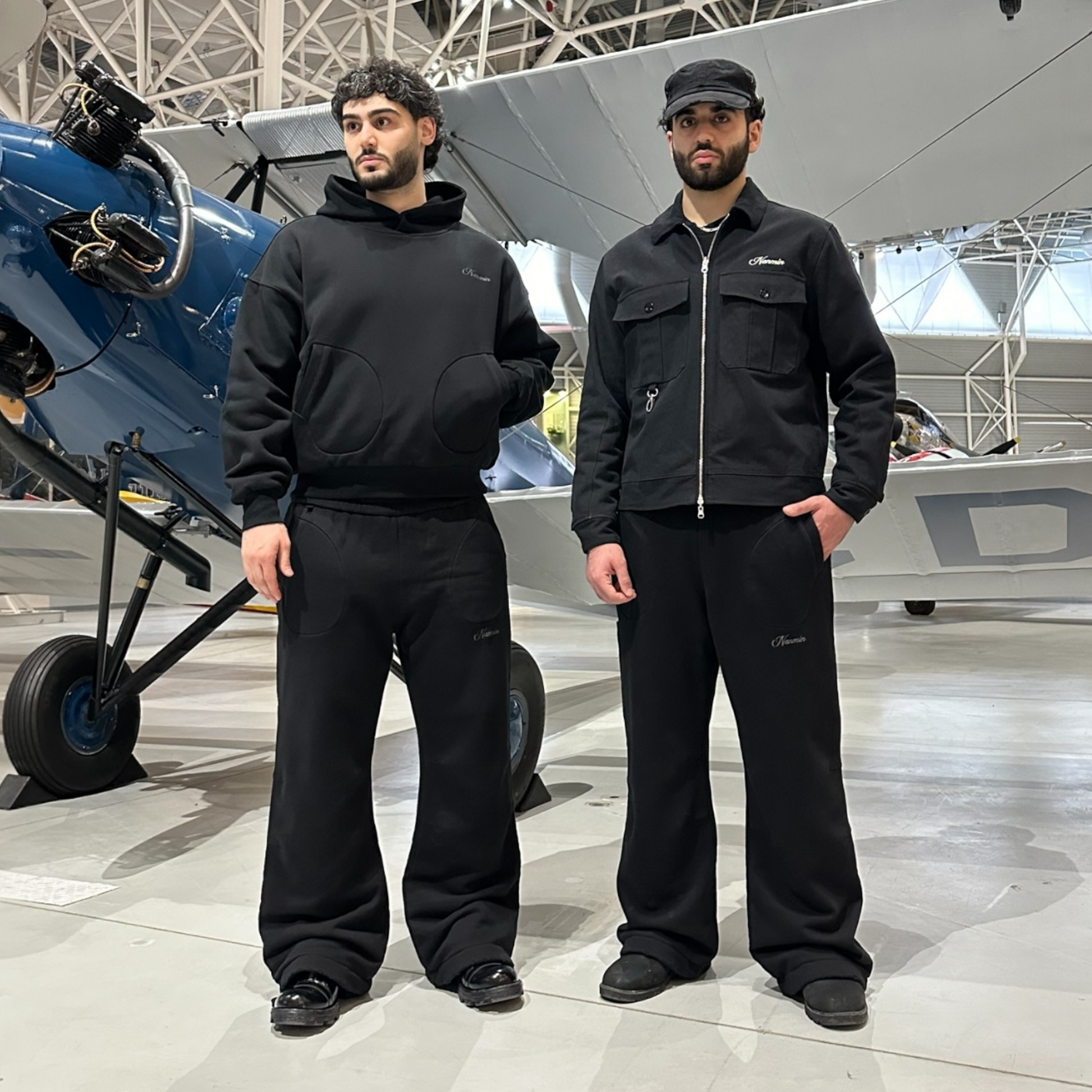 Reversible Boxing Glove Baggy Sweatpants - Black