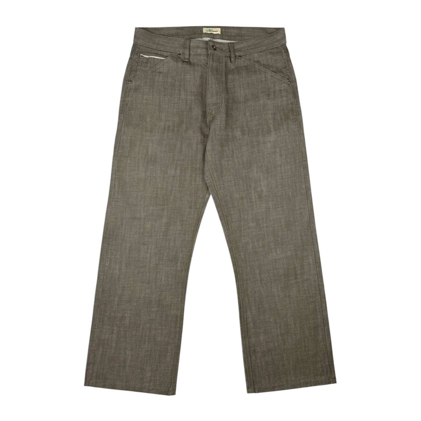 Penny Selvedge Denim - Olive Green
