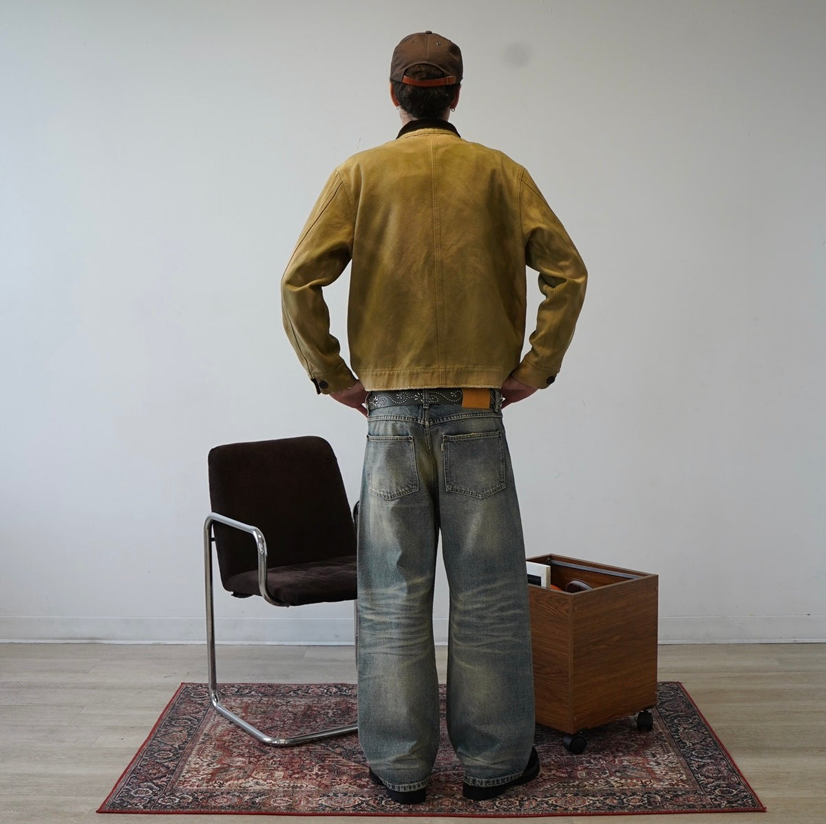 Uniform Washed Selvedge Jeans - Sand Wash