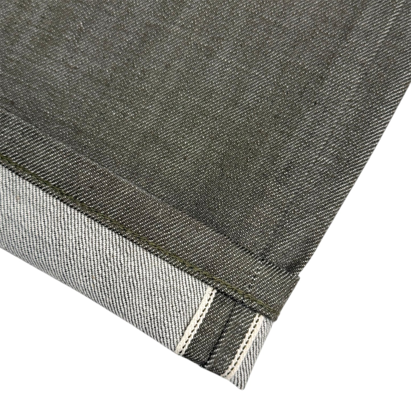 Penny Selvedge Denim - Olive Green