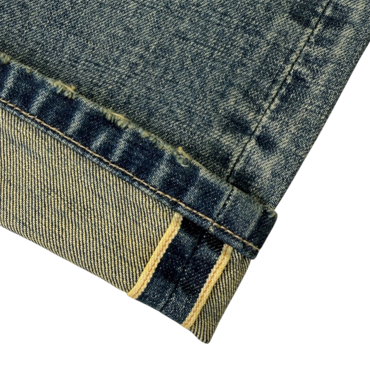 Uniform Washed Selvedge Jeans - Sand Wash