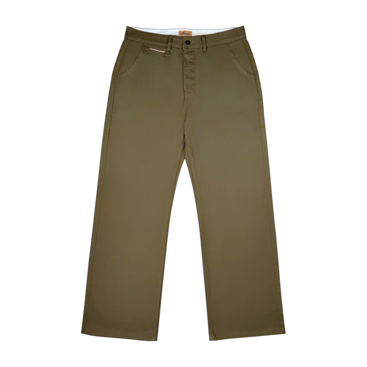 Oxford Selvedge Chino Pants - Olive