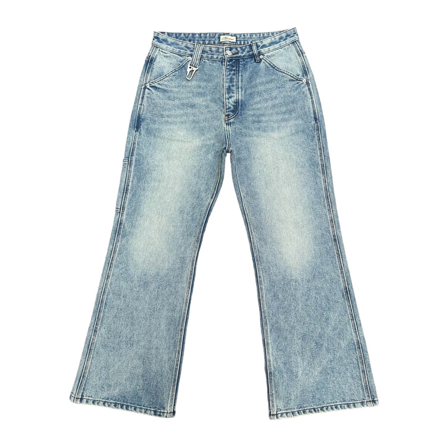 Sand Wash Conductor Flared Jeans