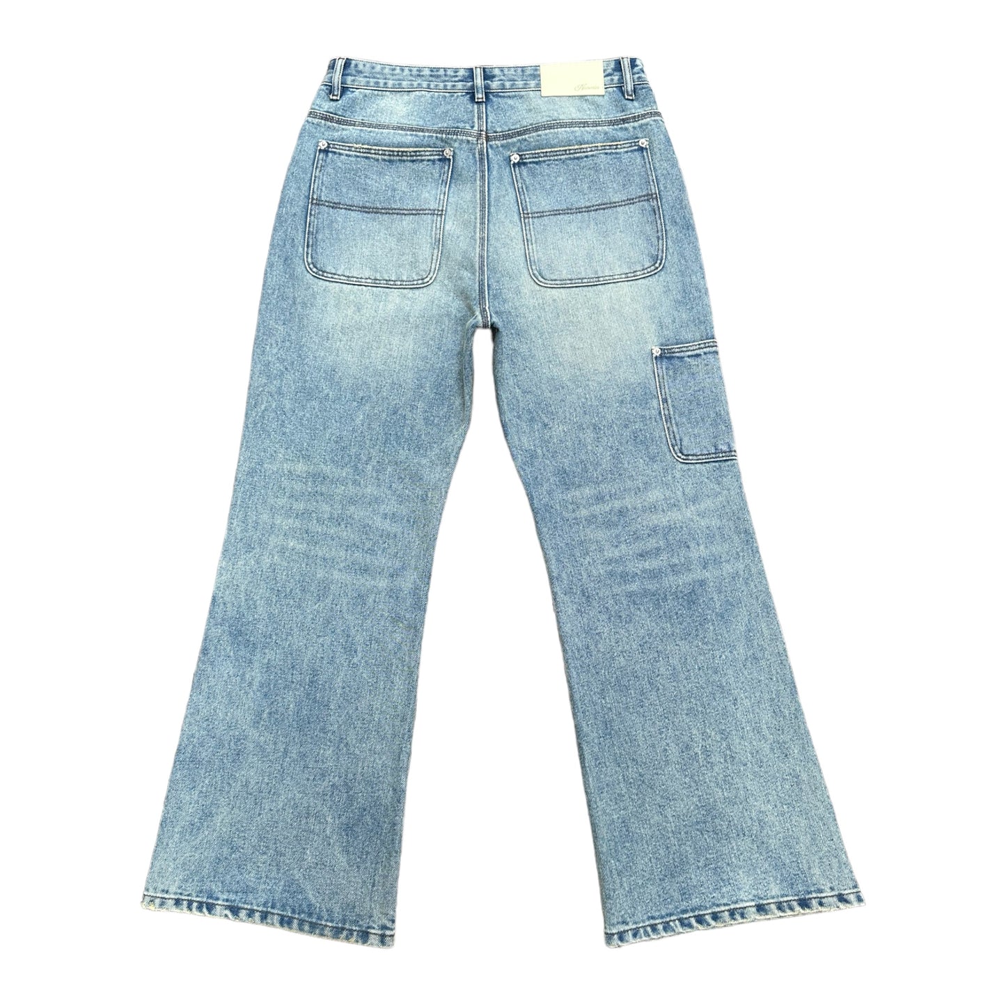 Sand Wash Conductor Flared Jeans