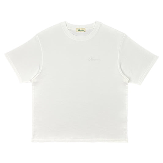 White Cropped T-Shirt