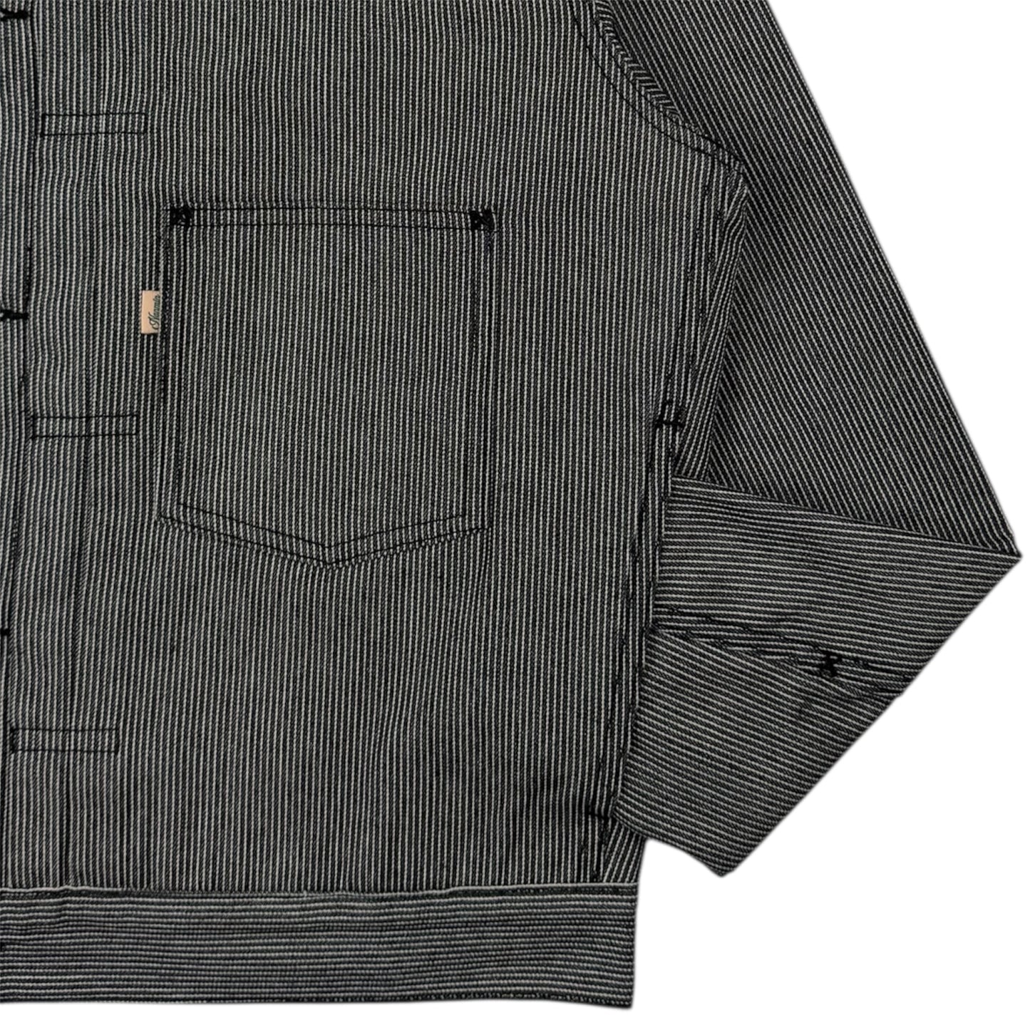Hickory Stripe Type 2 Jacket - Black